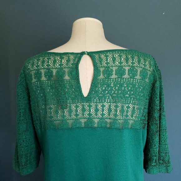 J. Crew Lace Yoke Blouse - Picture 5 of 6